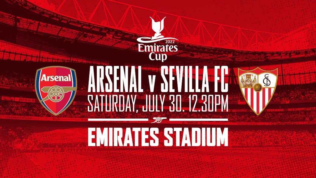 Image for Arsenal vs Sevilla x Emirates Cup 2022