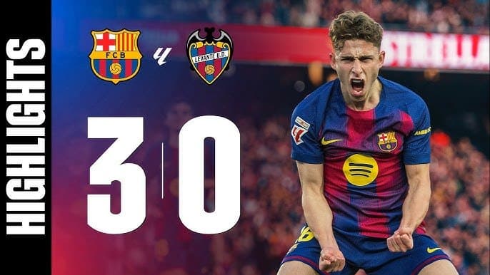 Featured image for article: Highlights: FC Barcelona v Levante