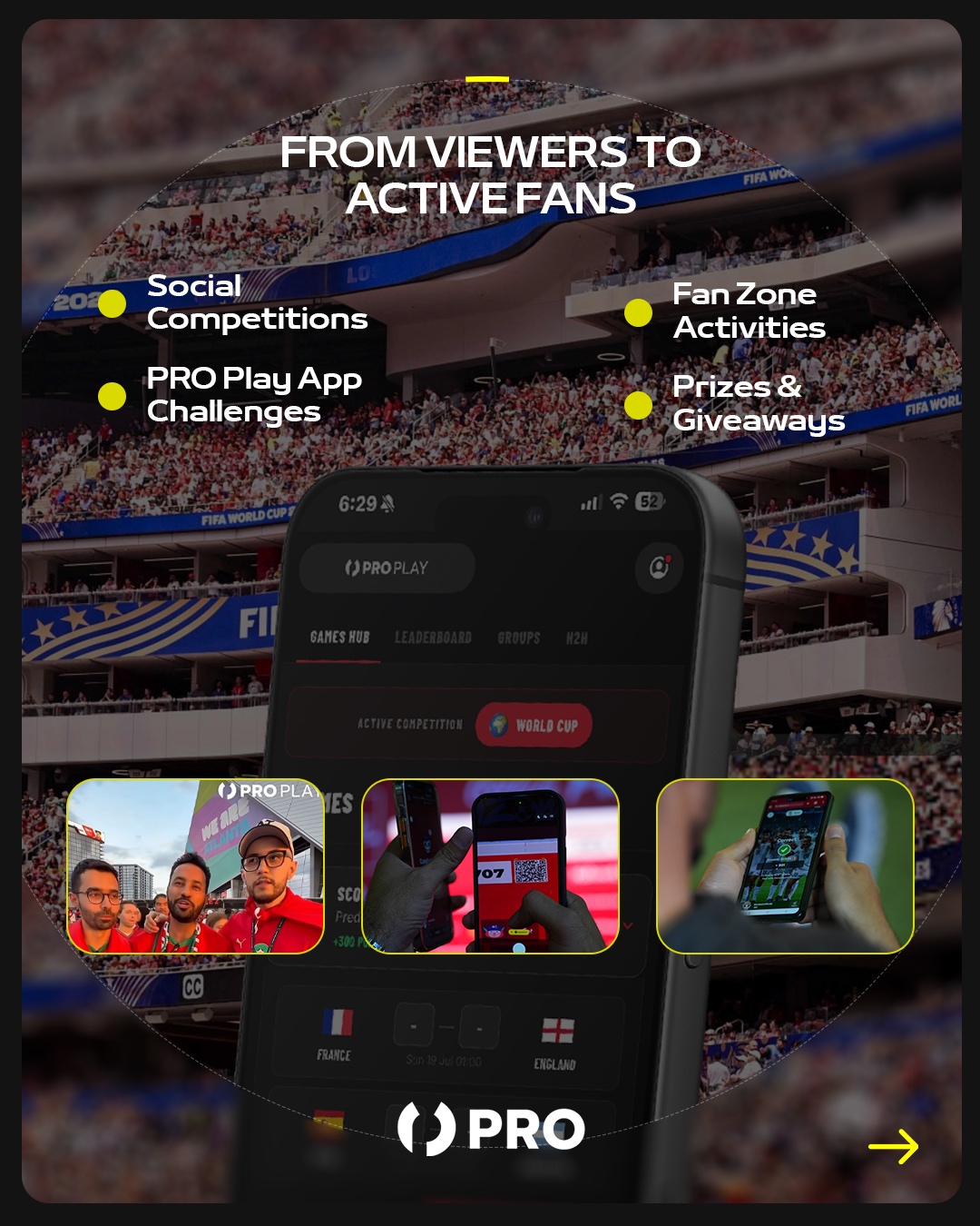 From viewers to active fans